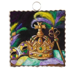 Wall Decor^The Round Top Collection Hamilton Mardi Gras Royalty Mini Gallery Art
