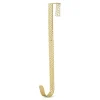 Wreaths^K&K Interiors Hammered Shiny Gold Wreath Hanger