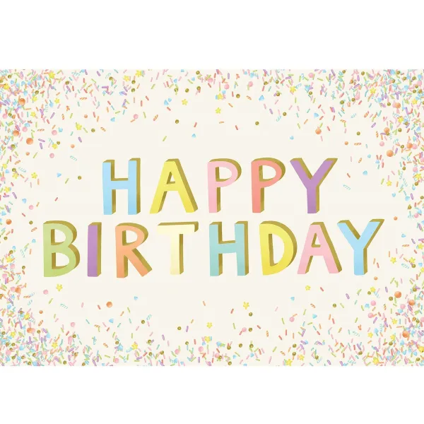 Kitchen & Dining^Hester & Cook Happy Birthday Sprinkle Placemat Sheets