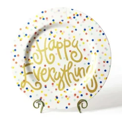 Table Decor^Happy Everything Happy Dot Big Round Platter By !
