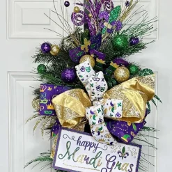 Signs^Craig Bachman Happy Mardi Gras Glitter Sign