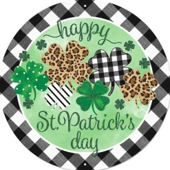 Wall Decor^Craig Bachman Happy St. Patrick's Day Sign, 8"