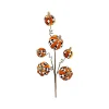 Sprays^Liberty Floral Harlequin Pumpkin Spray