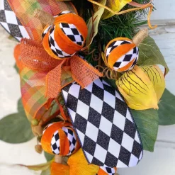 Floral^Liberty Floral Harlequin Pumpkin Spray
