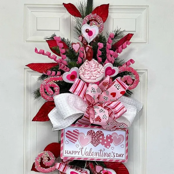 Picks^Liberty Floral Heart Cupcake Pick