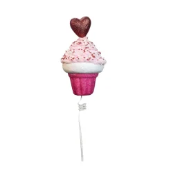 Picks^Liberty Floral Heart Cupcake Pick