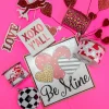 Ribbon^Reliant Ribbon Heart Glitter Tales Ribbon, 2.5" X 10Yd