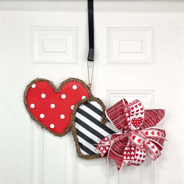 Ribbon^Reliant Ribbon Heart Stripe Wired Ribbon, 1.5" X 10Yd