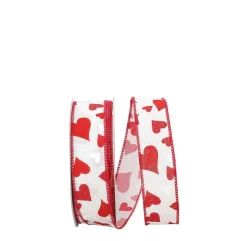 Ribbon^Reliant Ribbon Heart Tales White Ribbon, 1.5" X 20Yd