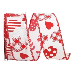 Ribbon^Reliant Ribbon Hearts Galore Ribbon, 1.5