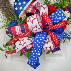 Door Decor^* Hearts Of Patriotism Wreath