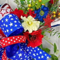 Door Decor^* Hearts Of Patriotism Wreath