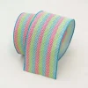 Spring^Farrisilk Herringbone Multicolored Stripes 4"X10Yd