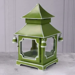Spring^Beatriz Ball Holiday Pagoda Lantern, Green