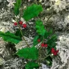 Floral Decor^Direct Export Co. Holly Berry Spray, 40.5"