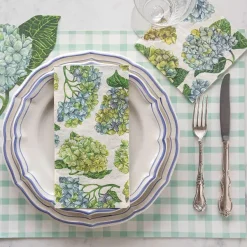 Spring^Hester & Cook Hydrangea Cocktail Napkin Set