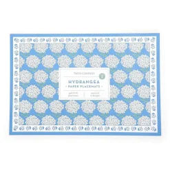 Kitchen & Dining^Two's Company Hydrangea Paper Placemats
