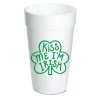 St. Patrick's Day^Sip Hip Hooray Kiss Me I'M Irish Foam Cups