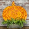 Table Decor^The Round Top Collection Lace Pumpkin