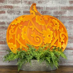 Pot Stakes^The Round Top Collection Lace Pumpkin
