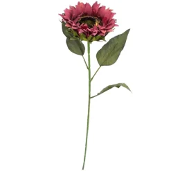 Floral^Liberty Floral Large Burgandy Sunflower Stem