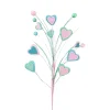 Floral^Liberty Floral Layered Pastel Heart Pick