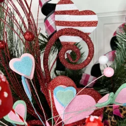 Picks^Liberty Floral Layered Pastel Heart Pick
