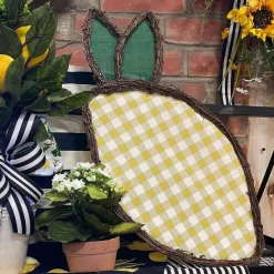 Door Decor^Craig Bachman Lemon Fabric Grapevine Door Design