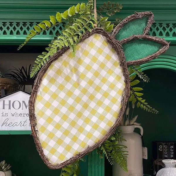 Wall Decor^Craig Bachman Lemon Fabric Grapevine Door Design