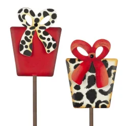 Table Decor^The Round Top Collection Leopard Package Finial