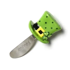 Kitchen & Dining^Happy Everything Leprechaun Hat Embellishment Appetizer Spreader