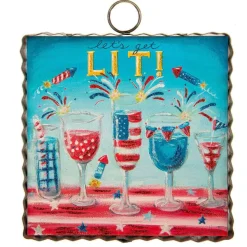Wall Decor^The Round Top Collection Let's Get Lit! Mini Hamilton Gallery Art