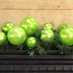 St. Patrick's Day^Farrisilk Lime Green Ball Garland, 10'