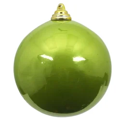 Ball Ornaments^Farrisilk Lime Green Candy Apple Ball Ornament, 6"
