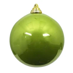 Ball Ornaments^Farrisilk Lime Green Candy Apple Ball Ornament, 8"