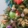 Ball Ornaments^Farrisilk Lime Green Glitter Ball Ornament, 6"