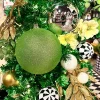 Ball Ornaments^Farrisilk Lime Green Glitter Ball Ornament, 8"