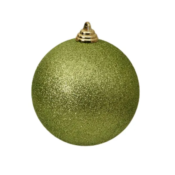Ball Ornaments^Farrisilk Lime Green Glitter Ball Ornament, 4"