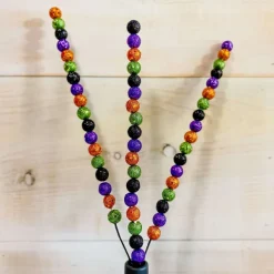 Floral^Liberty Floral Lime Green, Orange, Black & Purple Glitter Ball Spray