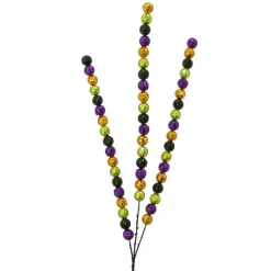 Sprays^Liberty Floral Lime Green, Orange, Black & Purple Glitter Ball Spray