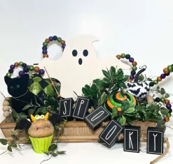 Sprays^Liberty Floral Lime Green, Orange, Black & Purple Glitter Ball Spray