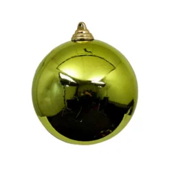 Ball Ornaments^Farrisilk Lime Green Shiny Ball Ornament, 8"