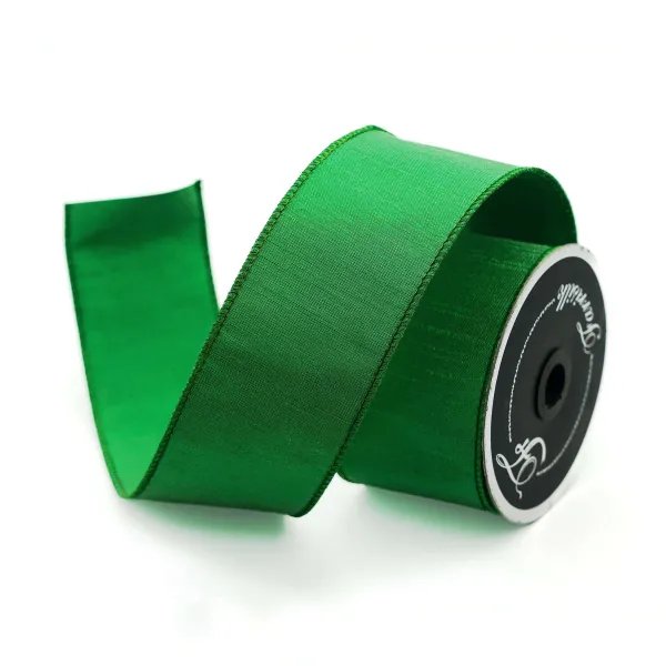 St. Patrick's Day^Farrisilk Lime Luster Ribbon, 2.5" X 10Yd