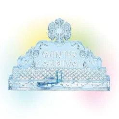 Table Decor^Department 56 Lit Ice Castle Sign, Dept. 56 Village