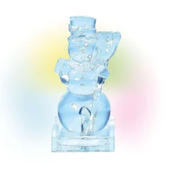 Table Decor^Department 56 Lit Ice Castle Snowman Dept. 56 Village