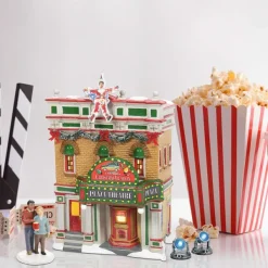 Table Decor^Department 56 Lit Movie Premiere Lights, Dept. 56 Village