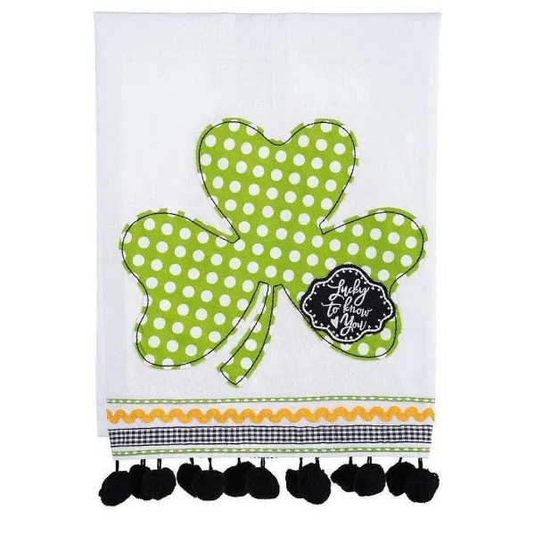 St. Patrick's Day^Glory Haus Lucky To Know You Tea Towel