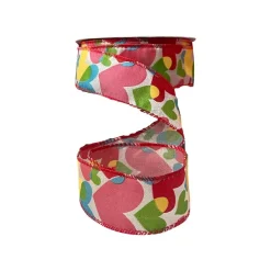 Ribbon^Burton & Burton Luv Color Heart Ribbon, 1.5" X 20Yd
