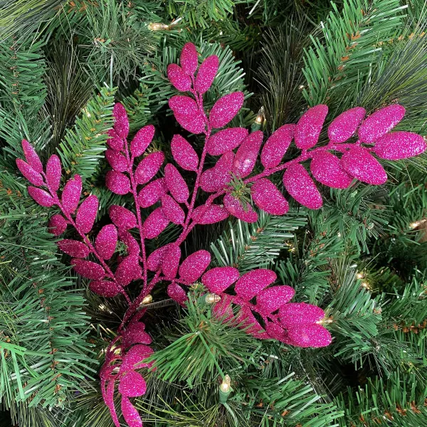 Floral^Direct Export Co. Magenta Honey Locust Glitter Spray