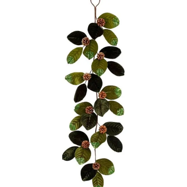 Garlands^Mark Roberts Magnolia With Pinecone Garland